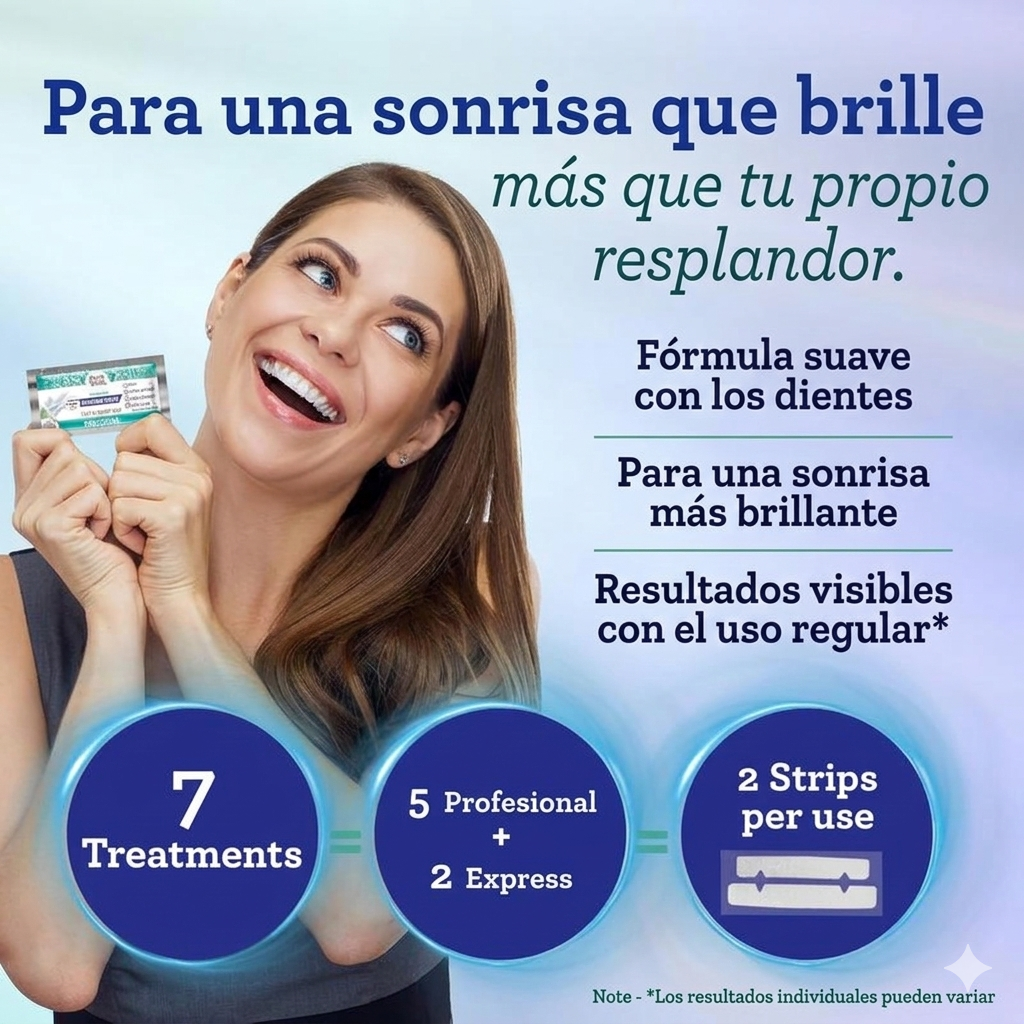 PerlaBlanca® Eloura Teeth Whitening Strips - PerlaBlanca® Eloura Tiras blanqueadoras de dientes