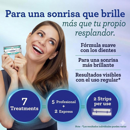 PerlaBlanca® Eloura Teeth Whitening Strips - PerlaBlanca® Eloura Tiras blanqueadoras de dientes