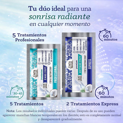PerlaBlanca® Eloura Teeth Whitening Strips - PerlaBlanca® Eloura Tiras blanqueadoras de dientes
